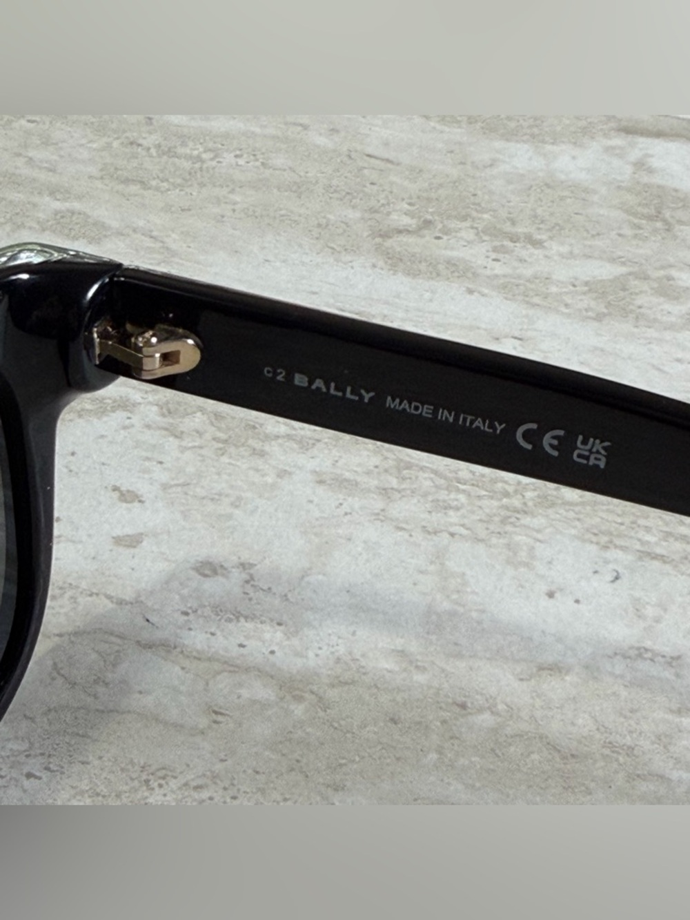BALLY BY0033-H Unisex Black Sunglasses *MINT - Picture 10 of 13